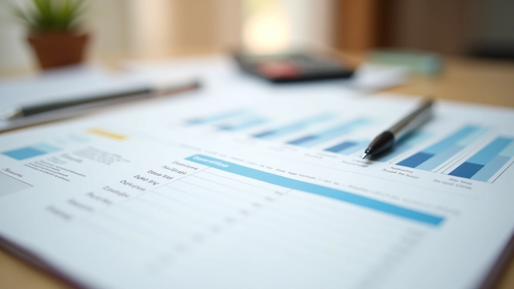 Rodina sedící u stolu a plánuje rodinný rozpočet na papíru